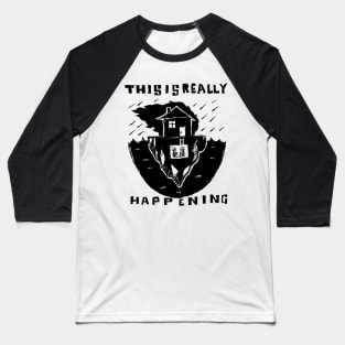 This is really happening - Idioteque illustrated lyrics Baseball T-Shirt